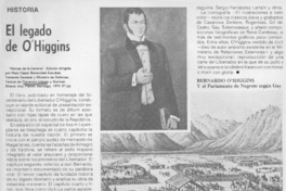 El legado de O'Higgins.