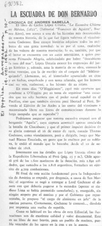 La escuadra de don Bernardo