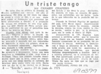 Un triste tango