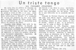 Un triste tango