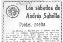 Poetas, poetas