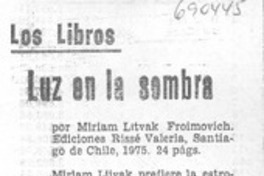 Luz de sombra