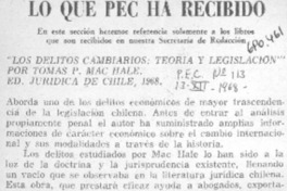 Lo Que PEC ha recibido.