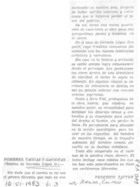 Hombres, taguas y gaviotas