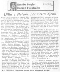 Littín y Nelson, por tierra ajena