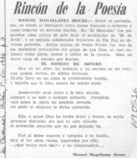 Rincón de la poesía.