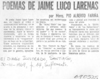 Poemas de Jaime Luco Larenas