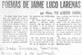 Poemas de Jaime Luco Larenas
