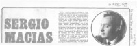 Sergio Macías.