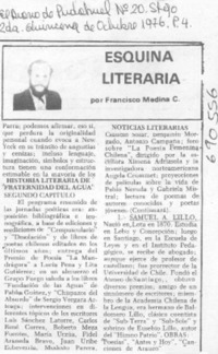 Esquina literaria
