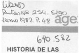 Historias de las fronteras de Chile.