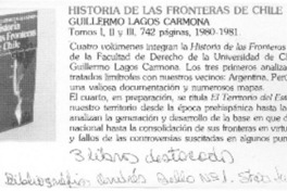 Historia de las fronteras de Chile.