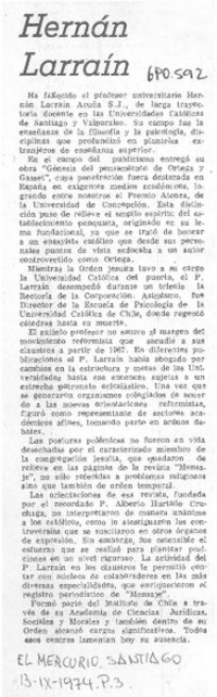 Hernán Larraín.