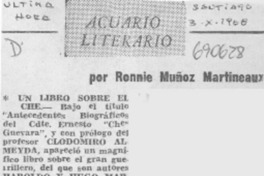Un libro sobre el Che