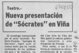 Nueva presentación de "Sócrates" en Viña.