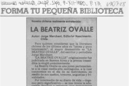 La Beatriz Ovalle.