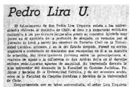 Pedro Lira U.