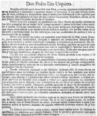 Don Pedro Lira Urquieta.