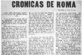 Crónicas de Roma