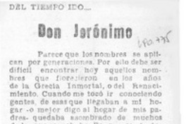Don Jerónimo