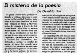 El misterio de la poesía