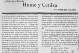 Humo y ceniza