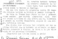 ¡Nosotros también lo tuvimos!