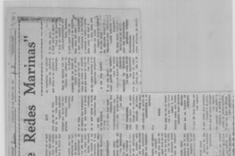 Galpón de redes marinas.