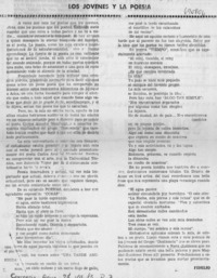 Los jóvenes y la poesía