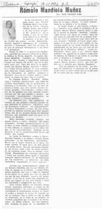 Rómulo Mandiola Muñoz