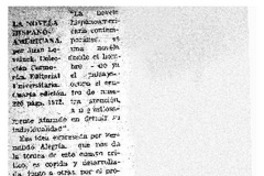 La novela hispanoamericana