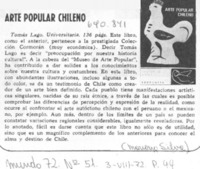 Arte popular chileno