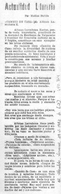 Actualidad literaria