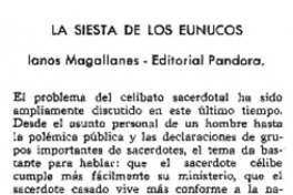 La siesta de los eunucos.