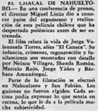 El chacal de Nahueltoro.