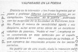 Valparaíso en la poesía