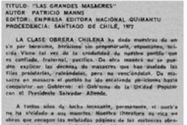Las grandes masacres"