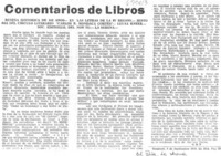 Reseña histórica de 168 años en las letras de la IV región.