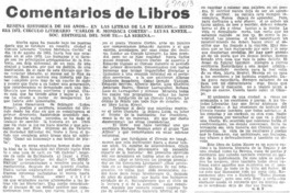 Reseña histórica de 168 años en las letras de la IV región.