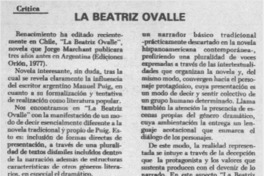 La Beatriz Ovalle