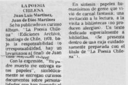 La poesía chilena