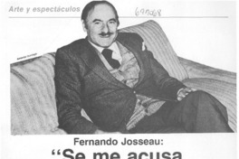 "Se me acusa de neurótico prefeccionista" : [Entrevista]