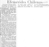 Efemérides chilenas.