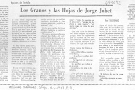 Los granos y las hojas