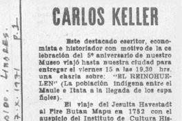 Carlos Keller.