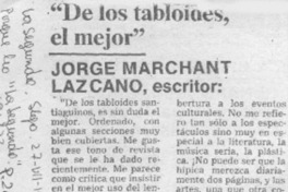 De los tabloides, el mejor.