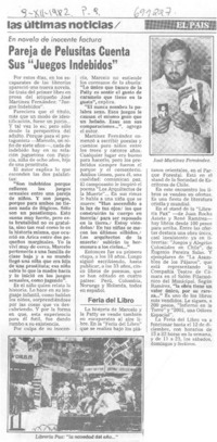 Pareja de pelusitas cuenta sus "juegos indebidos".