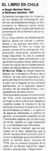 El libro en Chile