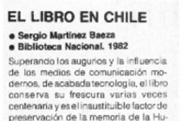 El libro en Chile