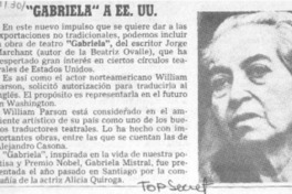 "Gabriela" a EE.UU.